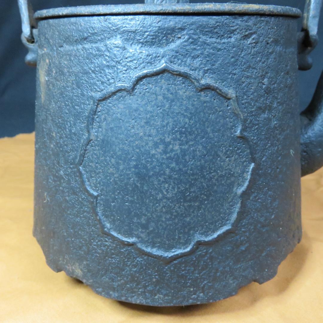 鉄瓶 南部鉄器 急須 銘 囲炉裏 薪ストーブ 大正 日本地図 記念品か