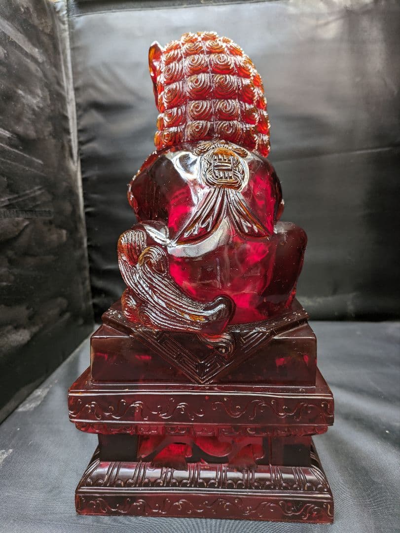 ☆b224、アジア風水ガーディアンライオン、悪を追い払う彫像、富、幸運、繁栄