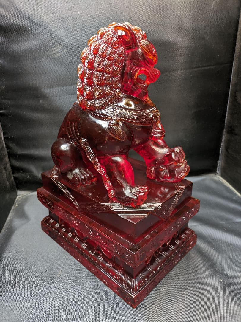 ☆b224、アジア風水ガーディアンライオン、悪を追い払う彫像、富、幸運、繁栄