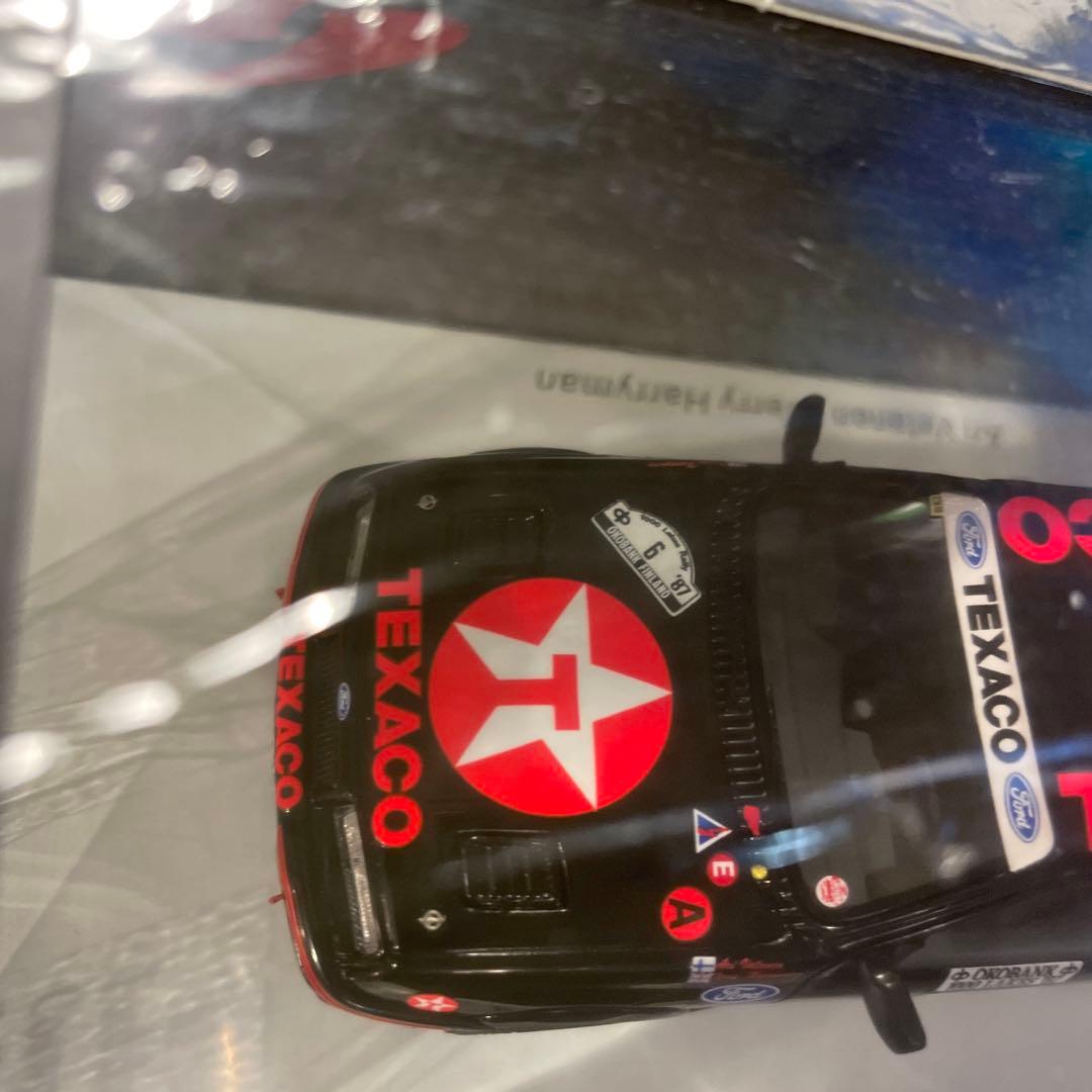 絶版　1/43 テキサコ　フォード　シエラ　RS コスワース　1987 WRC