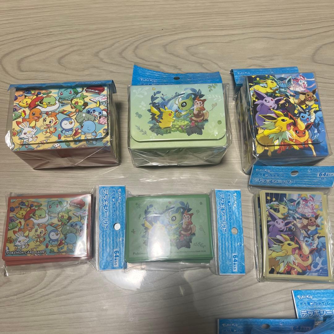 ポケモン　サプライ　デッキケース　デッキシールド　プレイマット
