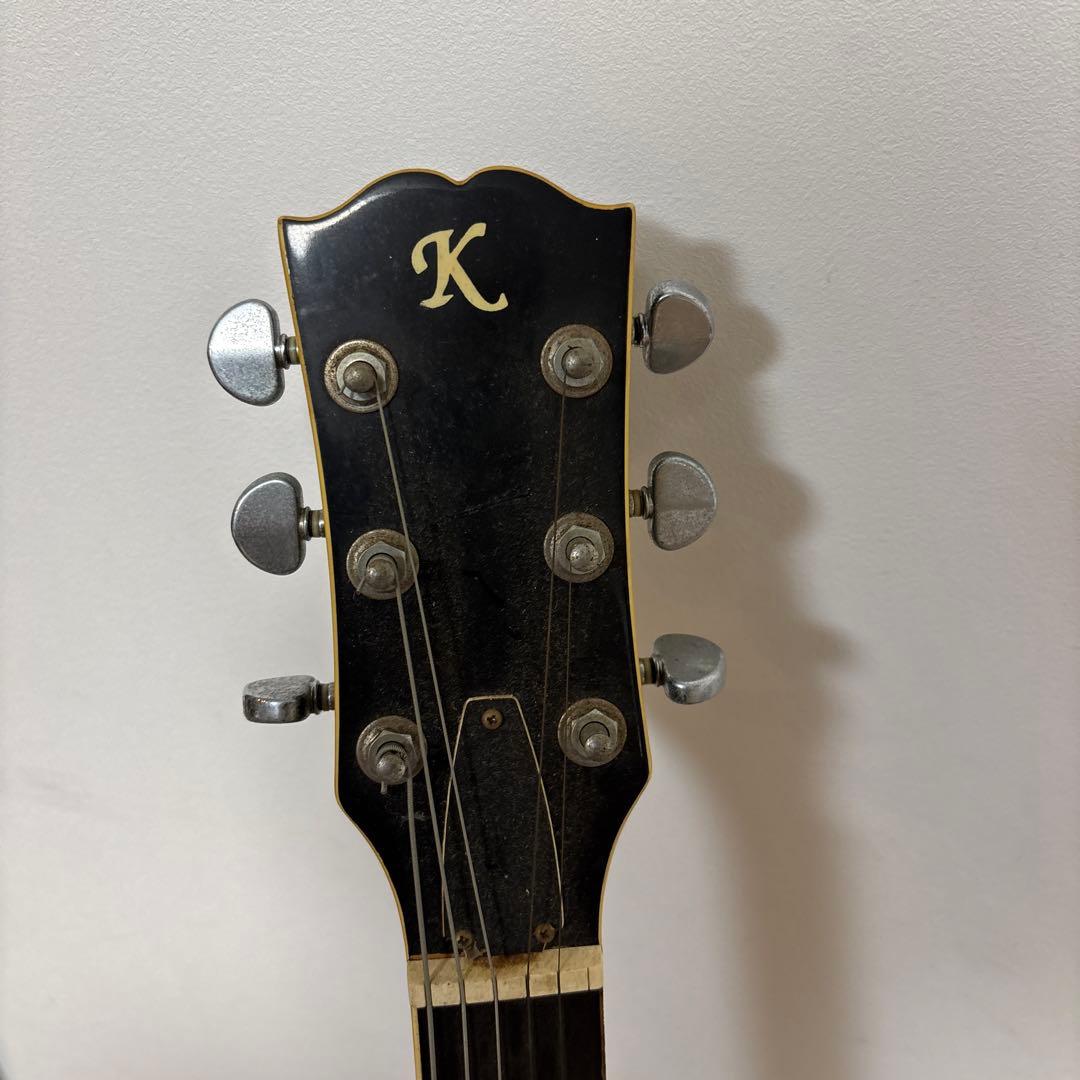 シルバー セミアコースティックギター