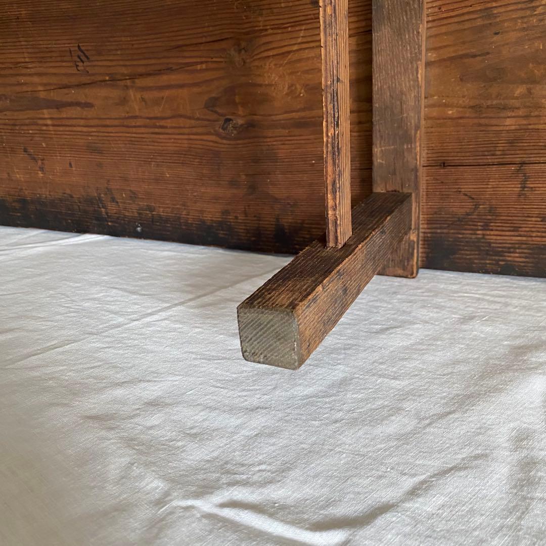 古い黒木の文机 アンティーク