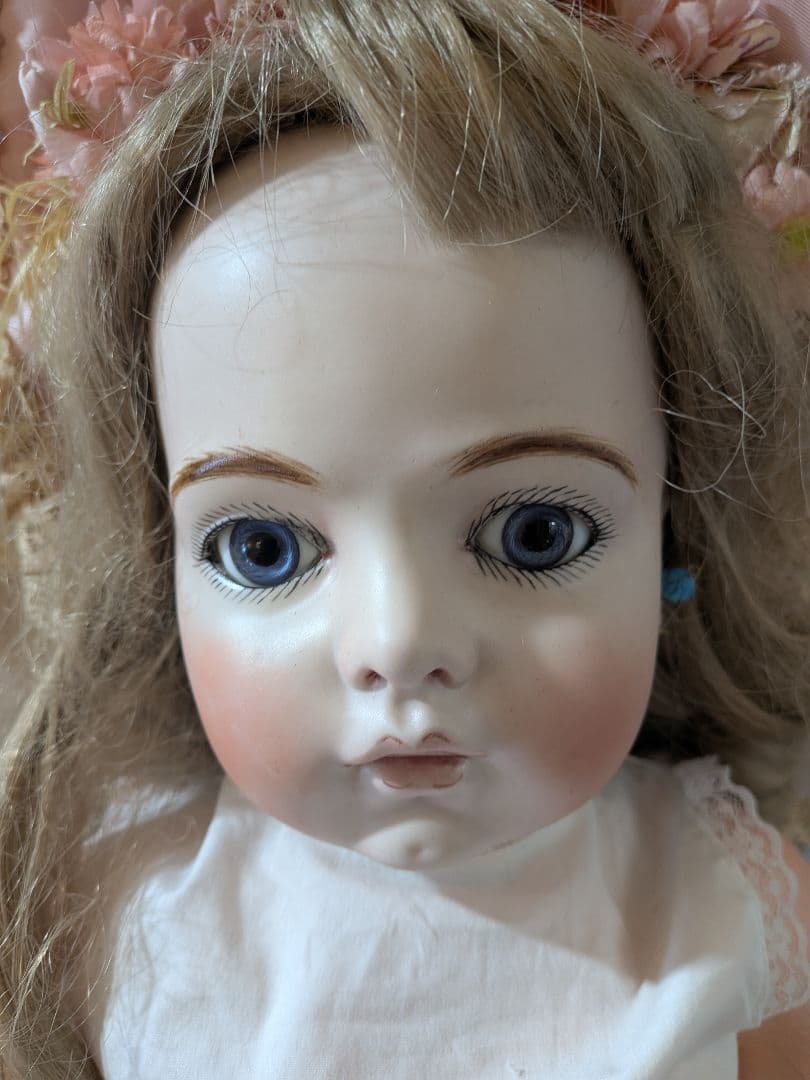 ビスクドール　ブリュ　ジュン　リプロ　ジュモー　約68センチ