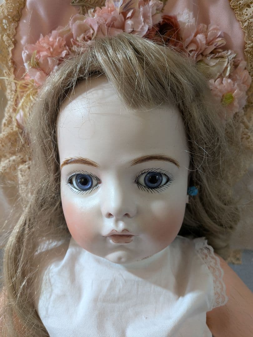 ビスクドール　ブリュ　ジュン　リプロ　ジュモー　約68センチ