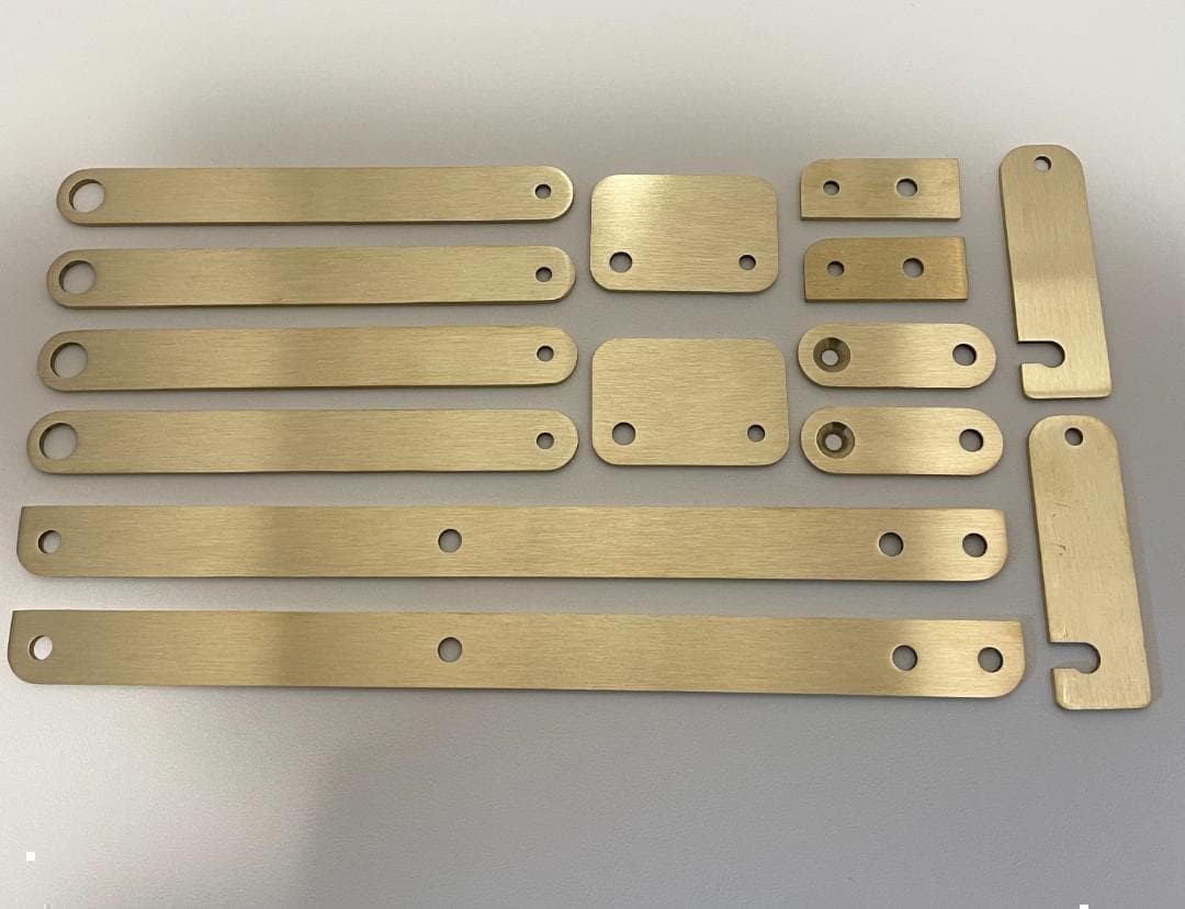 【Masa】真鍮金具 全14パーツ ＆ 真鍮スペーサー 10個