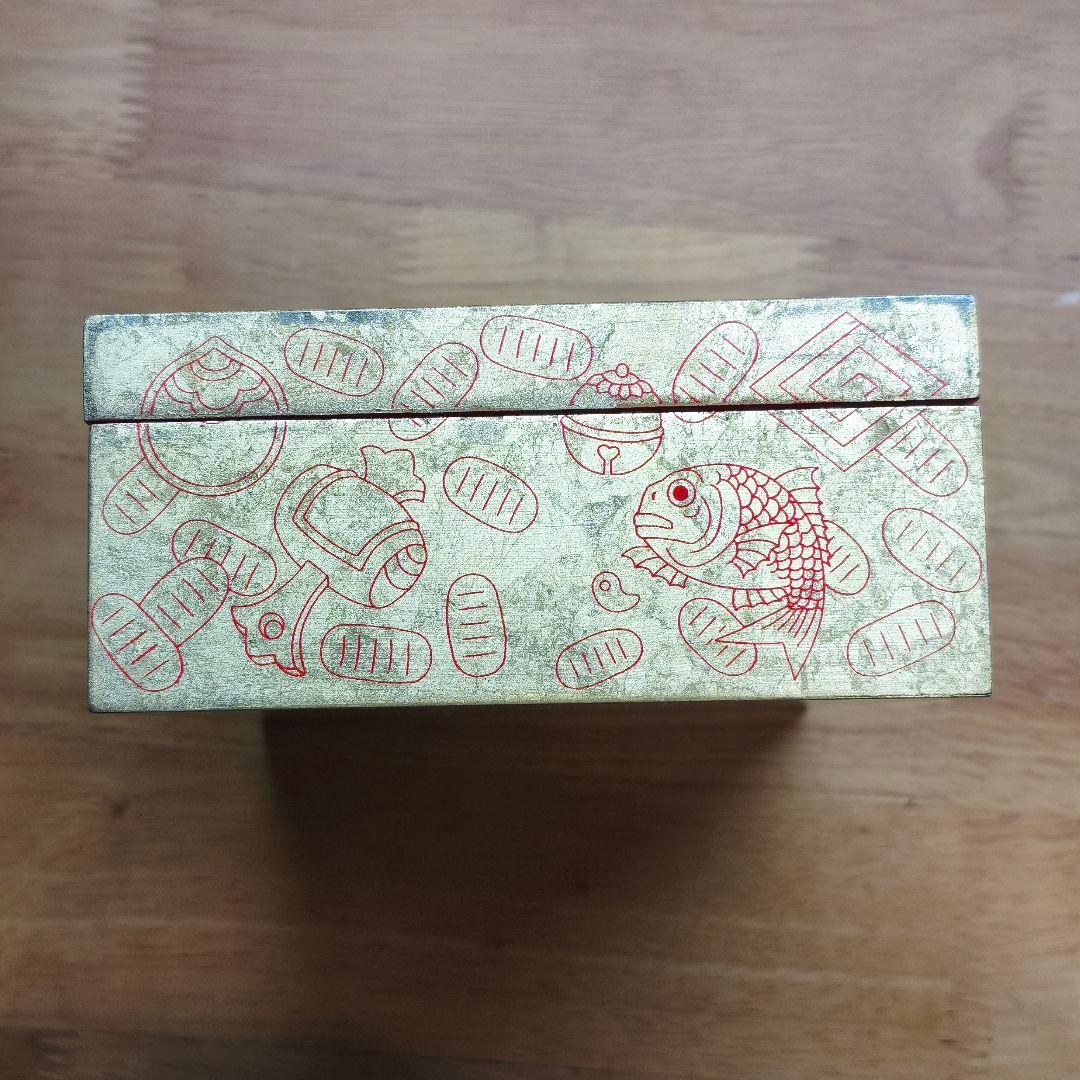 【本金箔】水晶院 宝当箱 四神・恵比寿 縁起物 お宝箱 ジュエリーケース　②