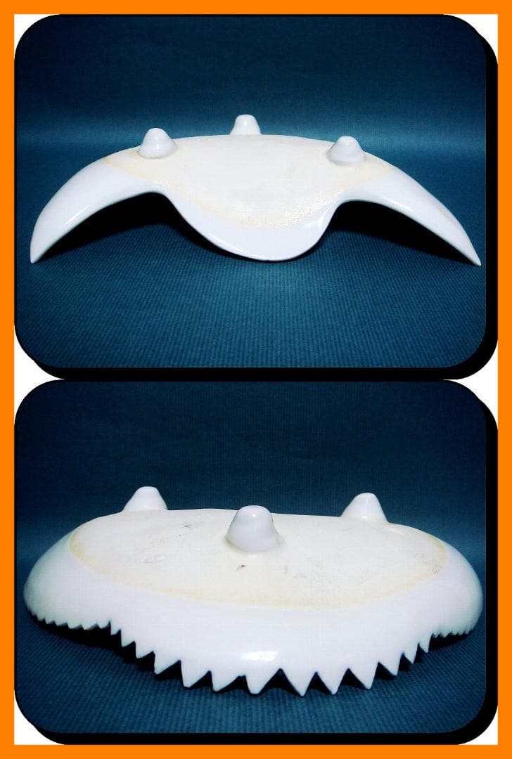 840『鶴形 三ッ足皿』　/骨董品 古美術 古玩 アンティーク