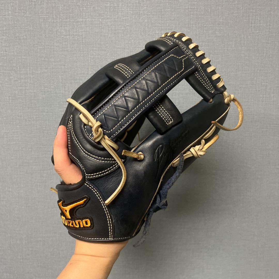 1135 ミズノ ワールドウィン 極美品 軟式 オールラウンド グローブ