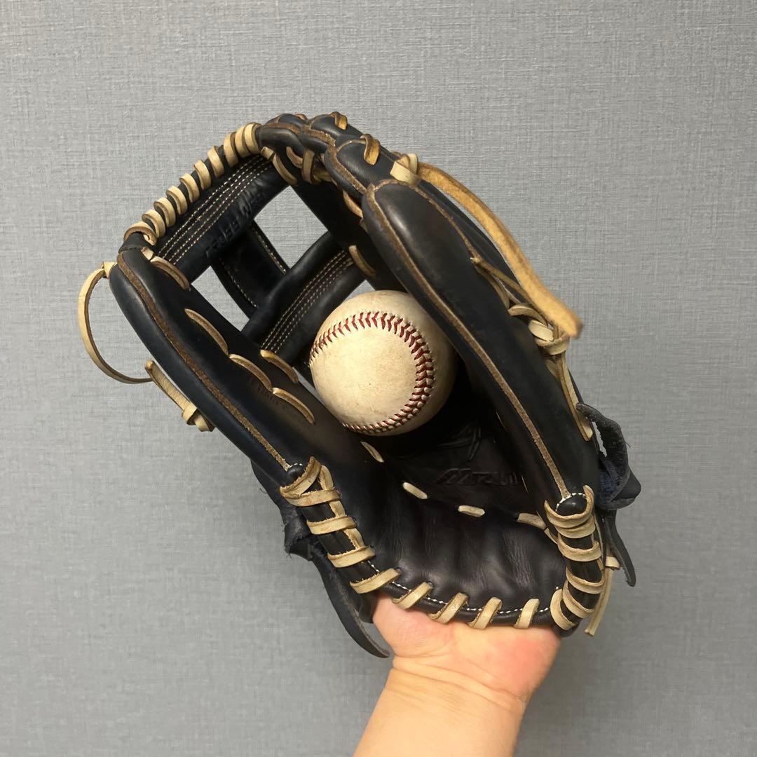 1135 ミズノ ワールドウィン 極美品 軟式 オールラウンド グローブ