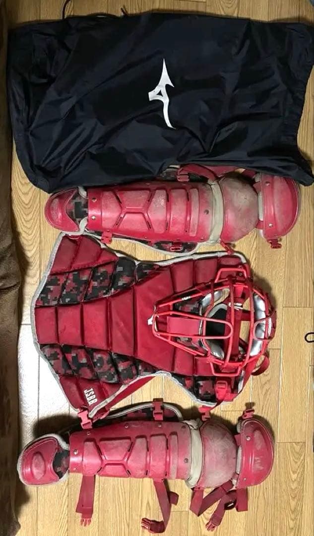 【池田】Mizuno キャッチャー用プロテクターセット