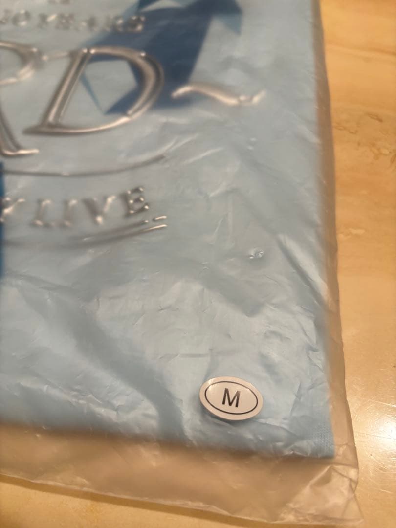 ミセスグリーンアップル　フィヨルド　クリスタルTシャツ/ ライトブルー　Mサイズ