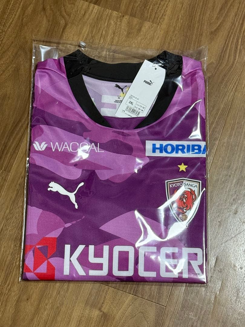 新品未着用百年構想リーグ京都サンガユニフォーム3xl