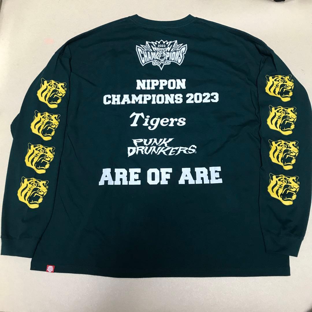 パンクドランカーズ L 阪神タイガース 未使用 Tシャツ 長袖 ロンT 優勝