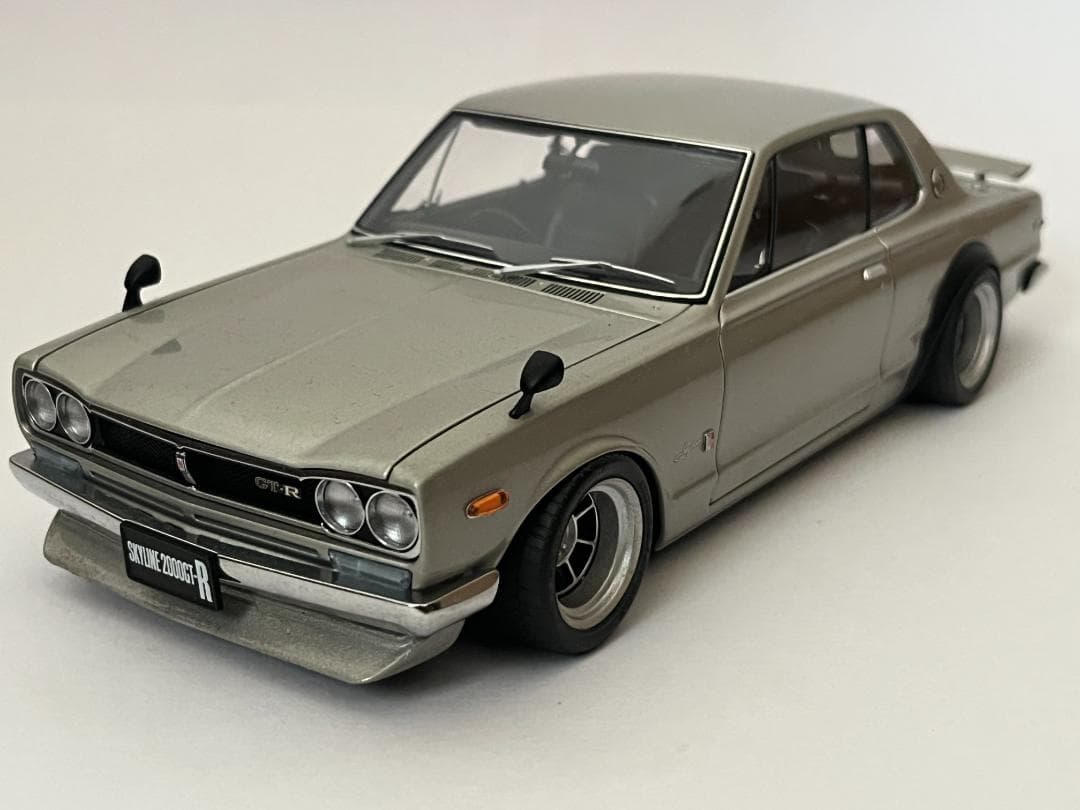 オートアート 1/18 日産スカイラインGT-R ハコスカ カスタム品 箱付