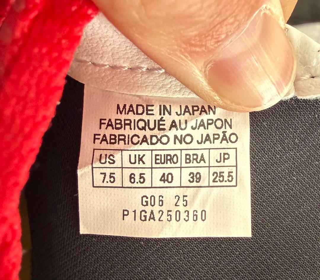 Mizuno サッカーシューズ モレリアII JAPAN AG ホワイト/レッド