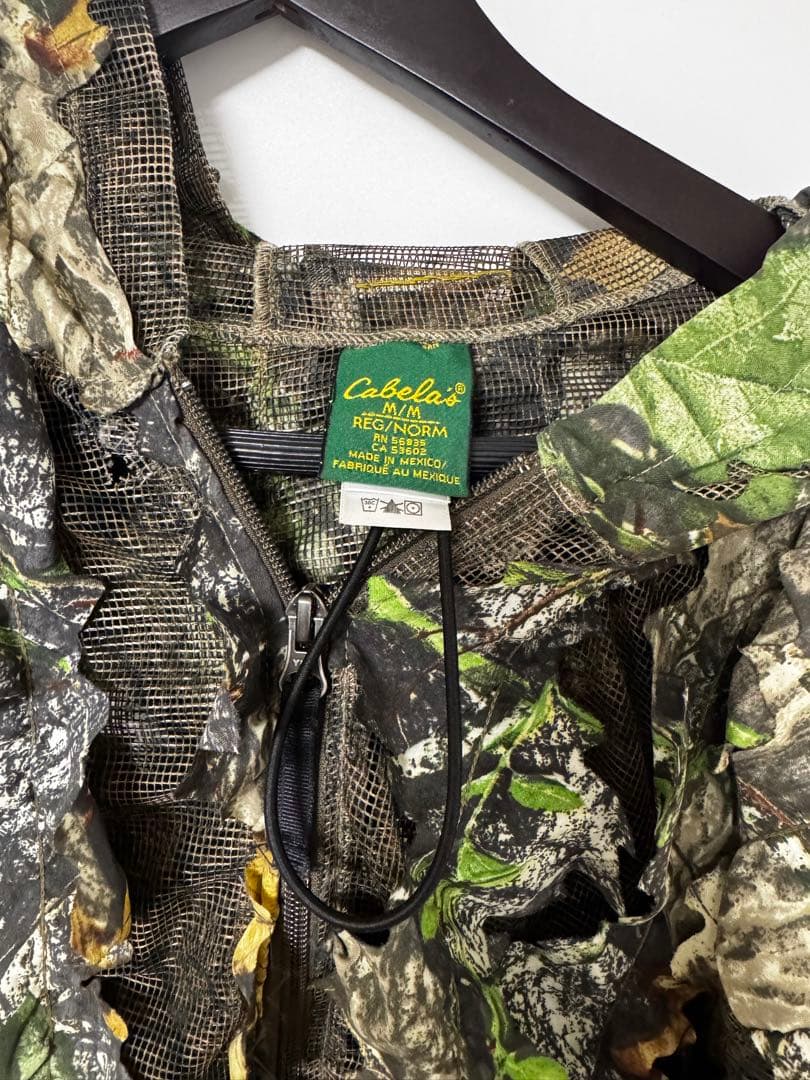 カベラス製　実物メーカー　ギリースーツ　フード上下セット　Mサイズ　おまけ有