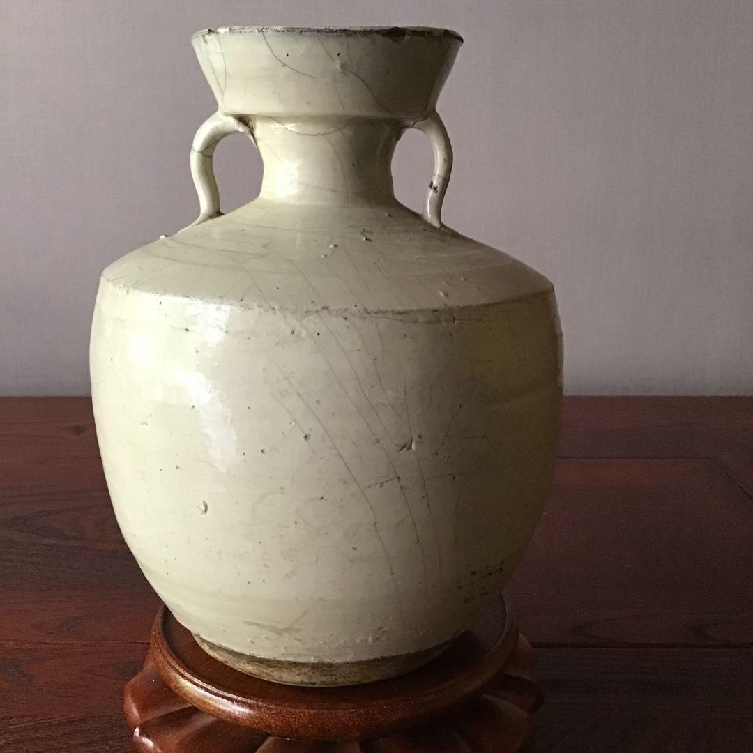 白磁瓶　清朝期