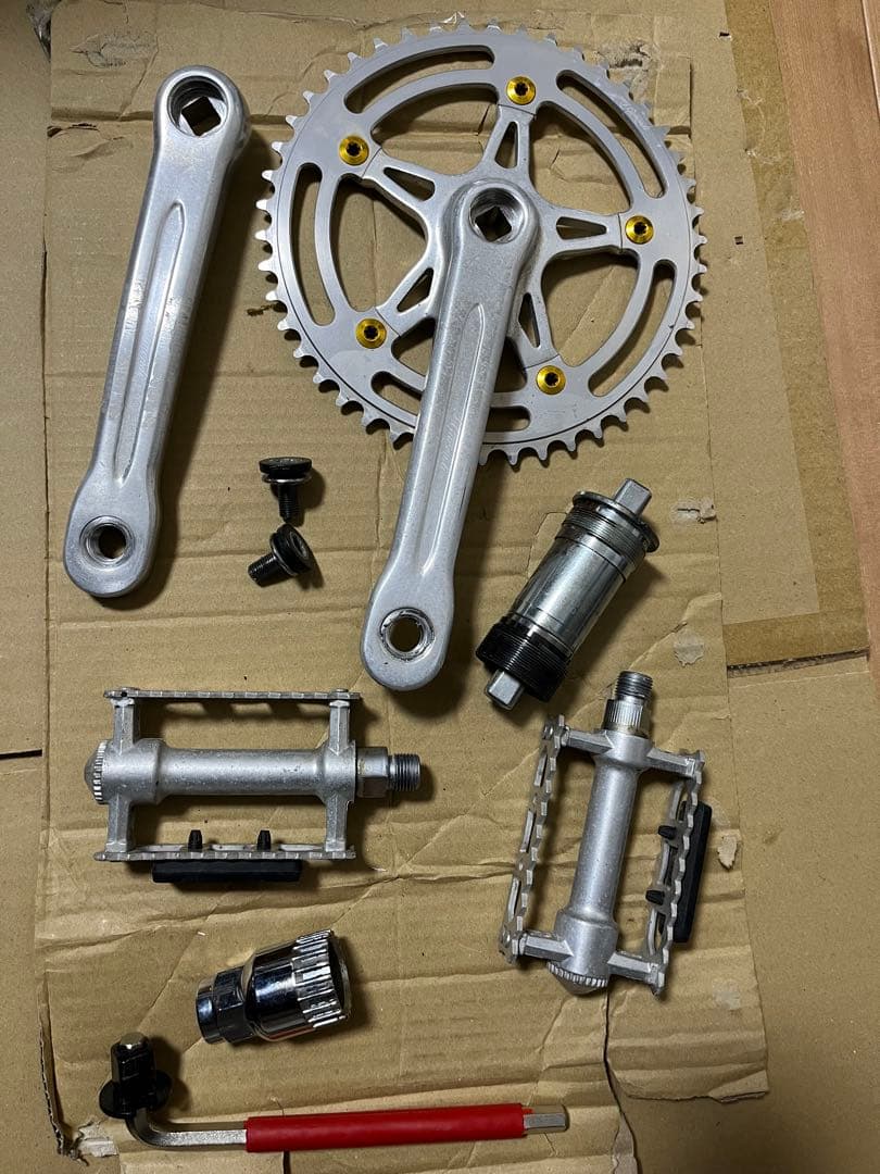 FSA ピストクランクセット 46T/170mm (BB・ペダル・工具付)