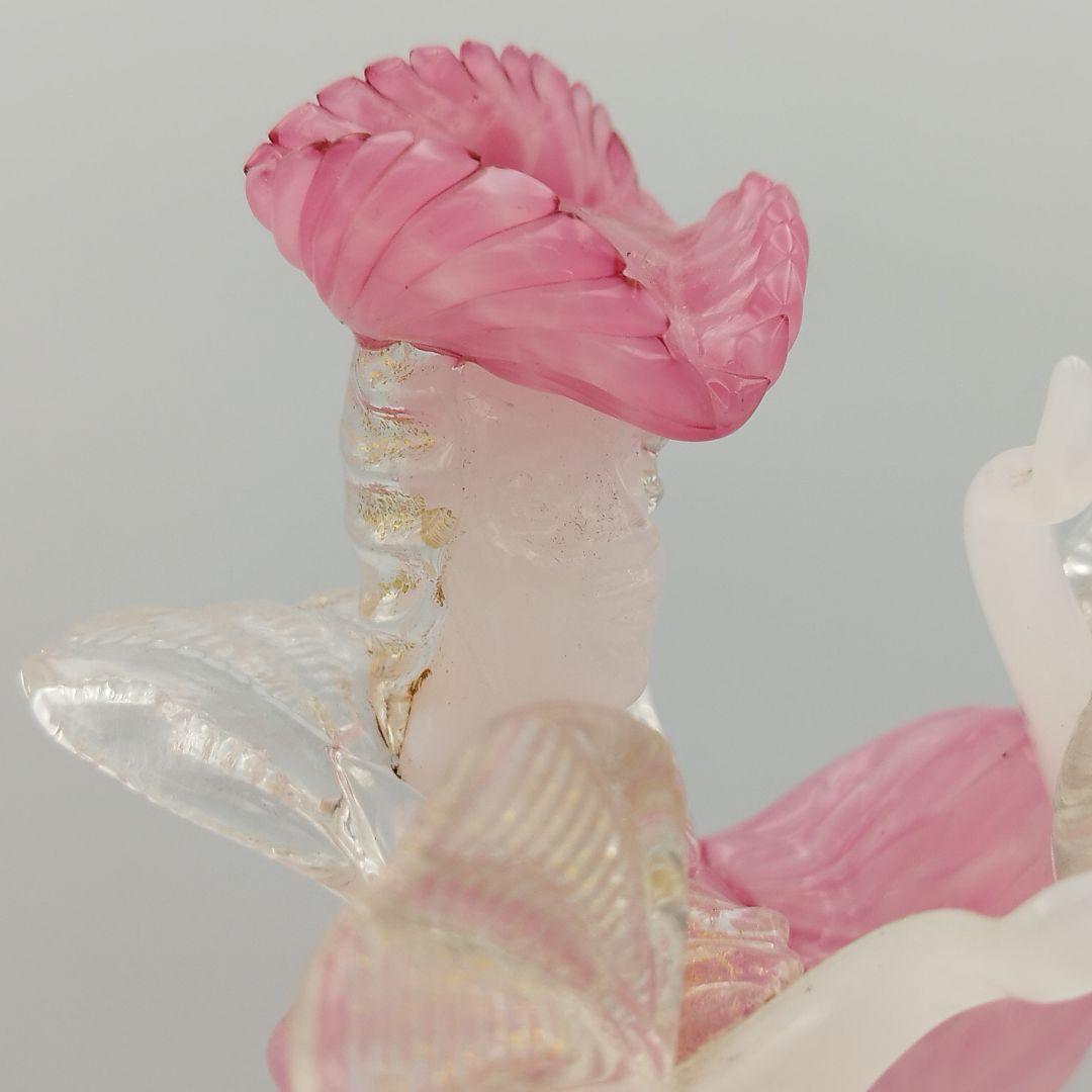 【希少】ベネチアングラス ムラーノ 大型フィギュリン 高さ29.5cm