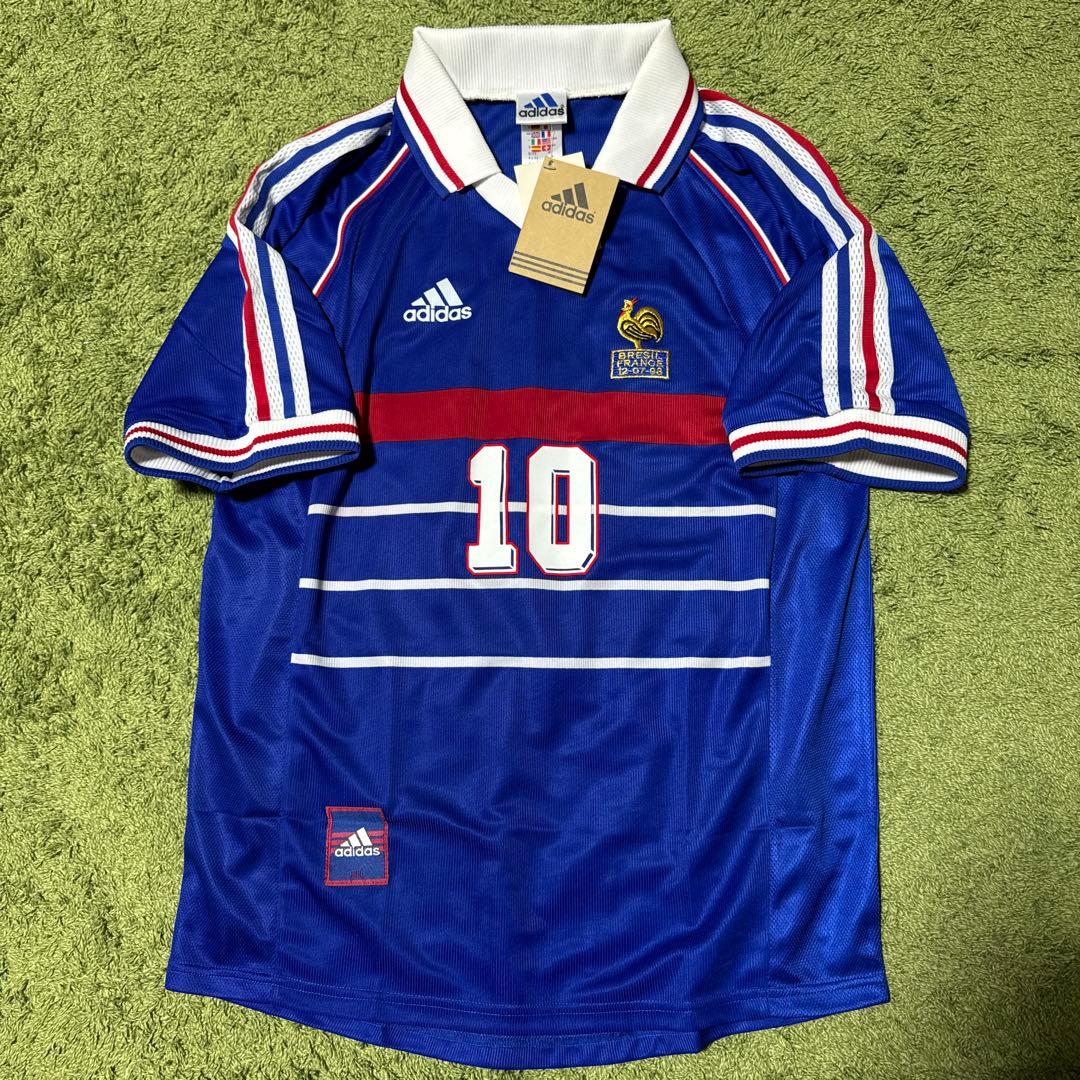 1998年　フランス代表　W杯決勝仕様　ジダン　ユニフォーム