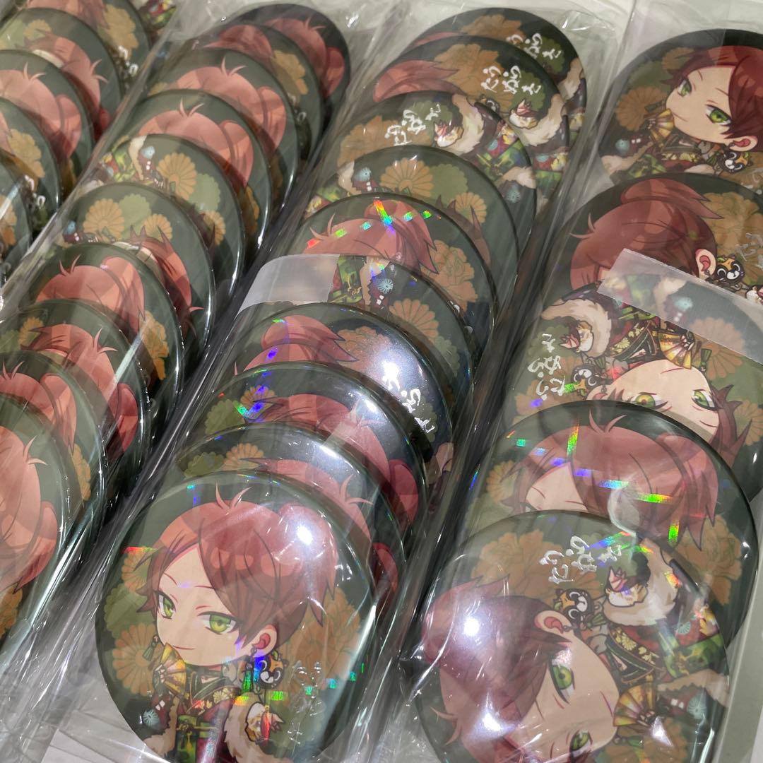 L32.浦島坂田船 花魁 缶バッジ うらたぬき 2020 春ツ デフォ