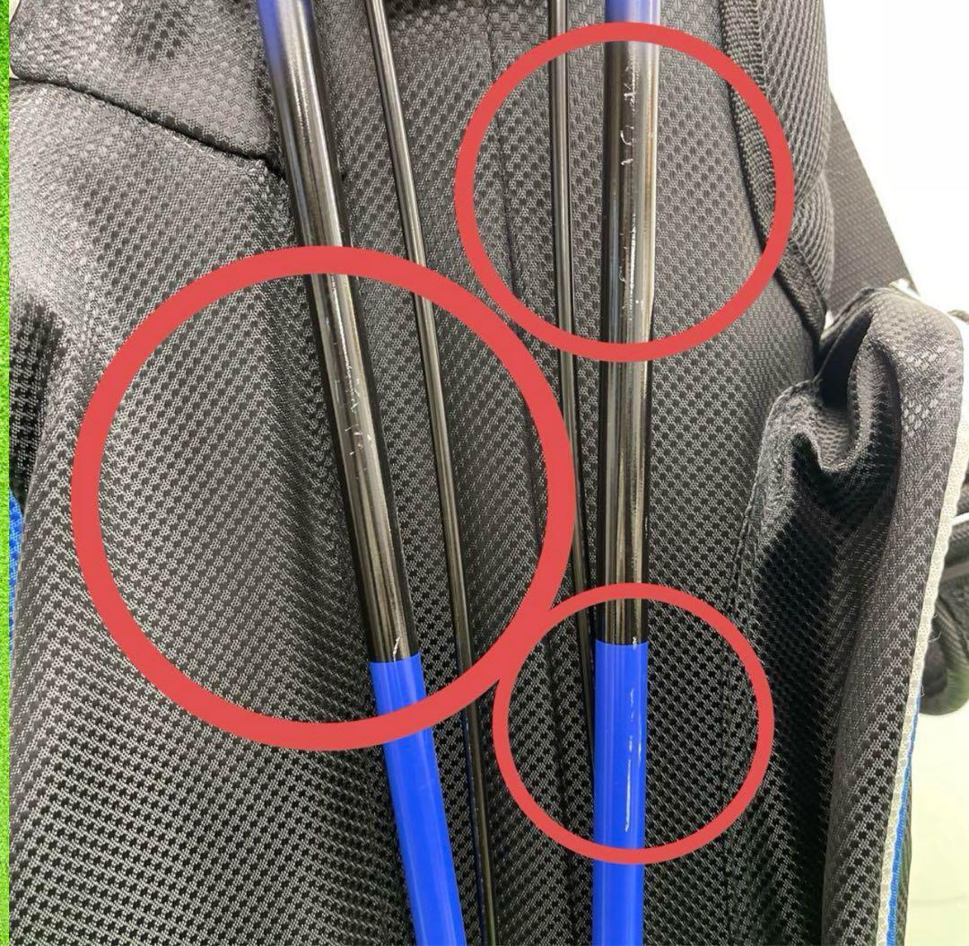 Larouge ラルージュ　 キャディバッグ　ゴルフバッグ　9インチ