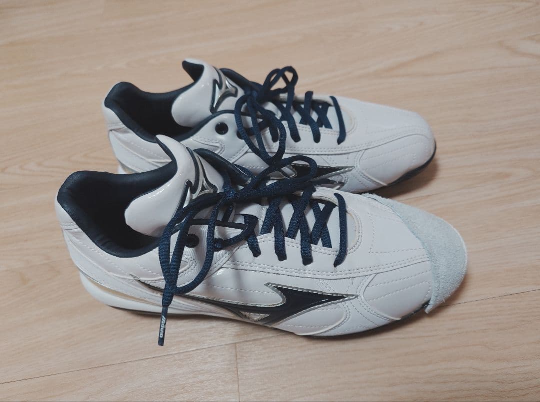 Mizuno スパイクシューズ ホワイト/ネイビー