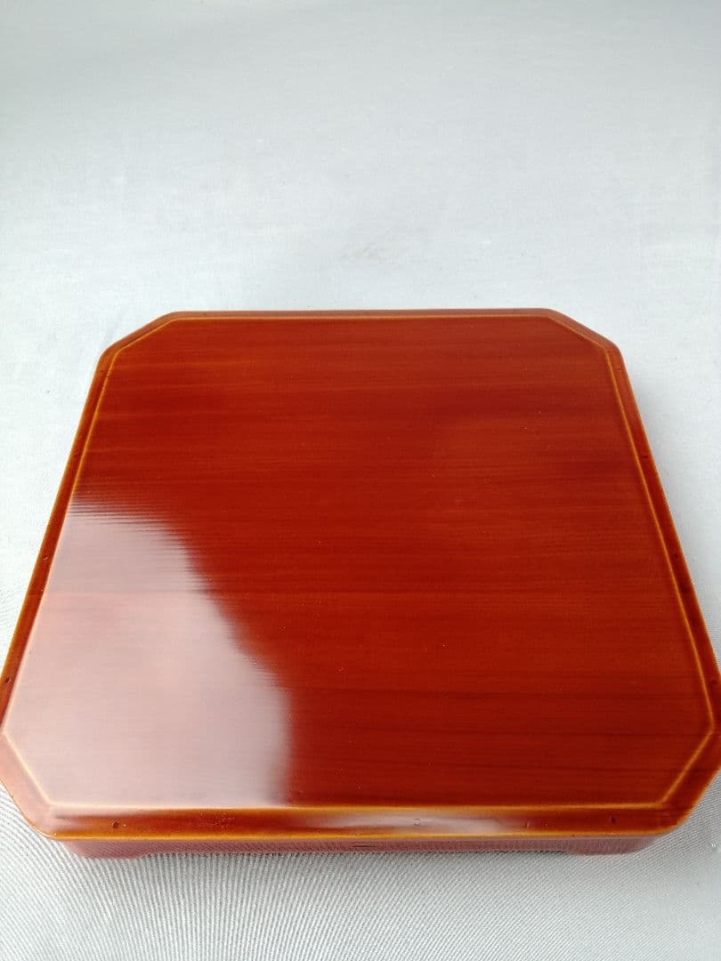 【茶事道具】春慶塗大徳寺重　５客セット　重箱、弁当箱、主菓子　懐石道具376