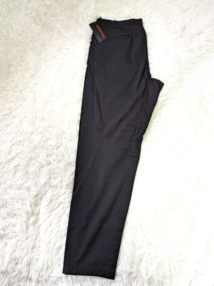 ブリーフィング　セットアップ　フーディー　パンツ　ナイロン　ブラック　サイズM