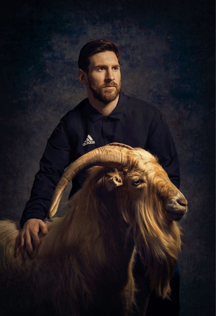 【レア】アルゼンチン代表リオネル・メッシ「GOAT 」Tシャツ (adidas)