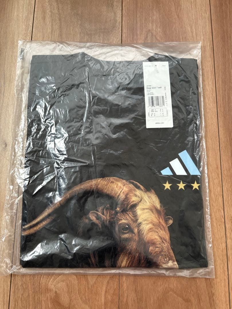 【レア】アルゼンチン代表リオネル・メッシ「GOAT 」Tシャツ (adidas)