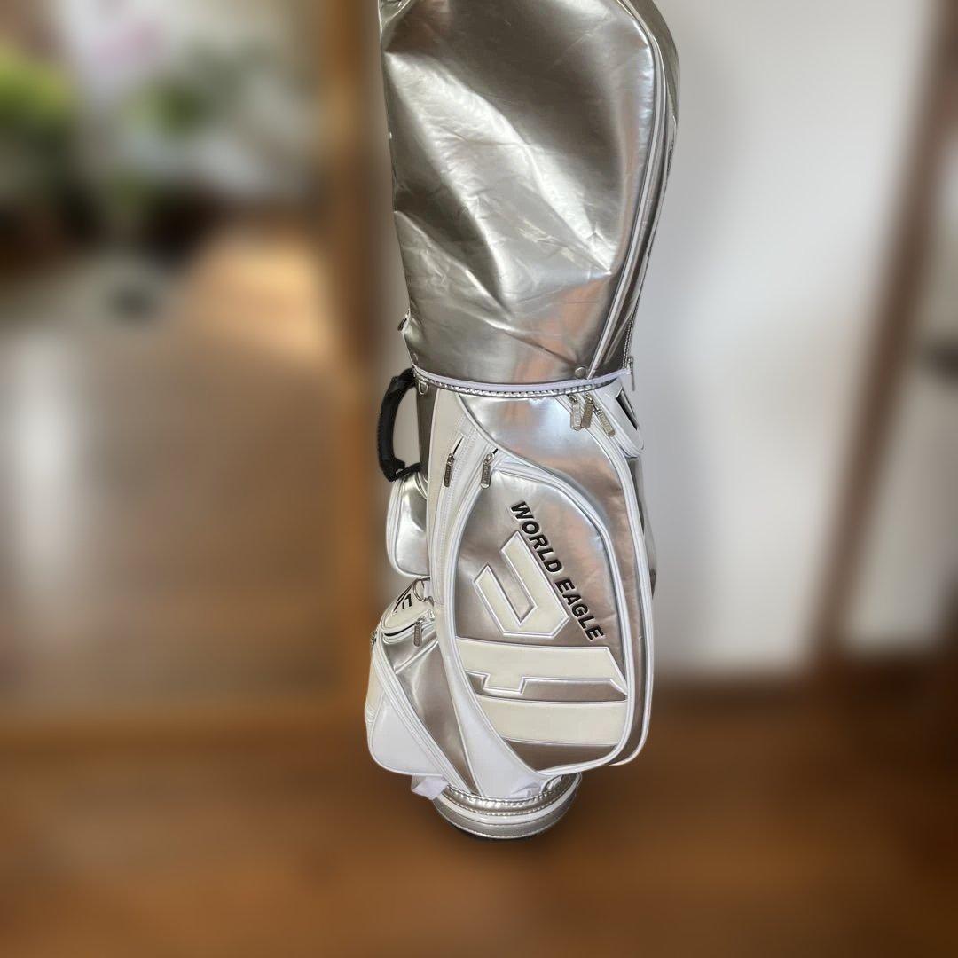 メンズ　キャディーバック　シルバー