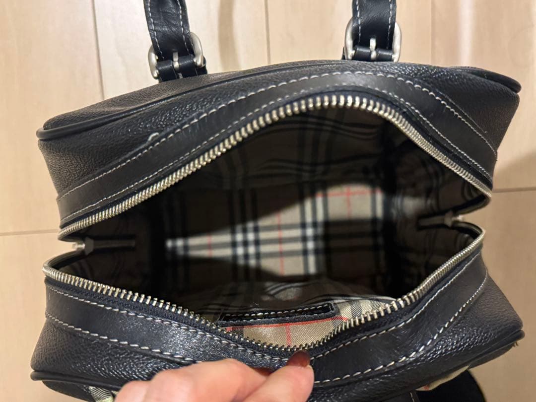 ＢＵＲＢＥＲＲＹ　ゴルフ　シューズケース　ヴィンテージ　黒