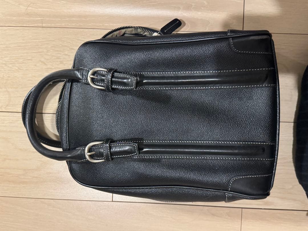 ＢＵＲＢＥＲＲＹ　ゴルフ　シューズケース　ヴィンテージ　黒