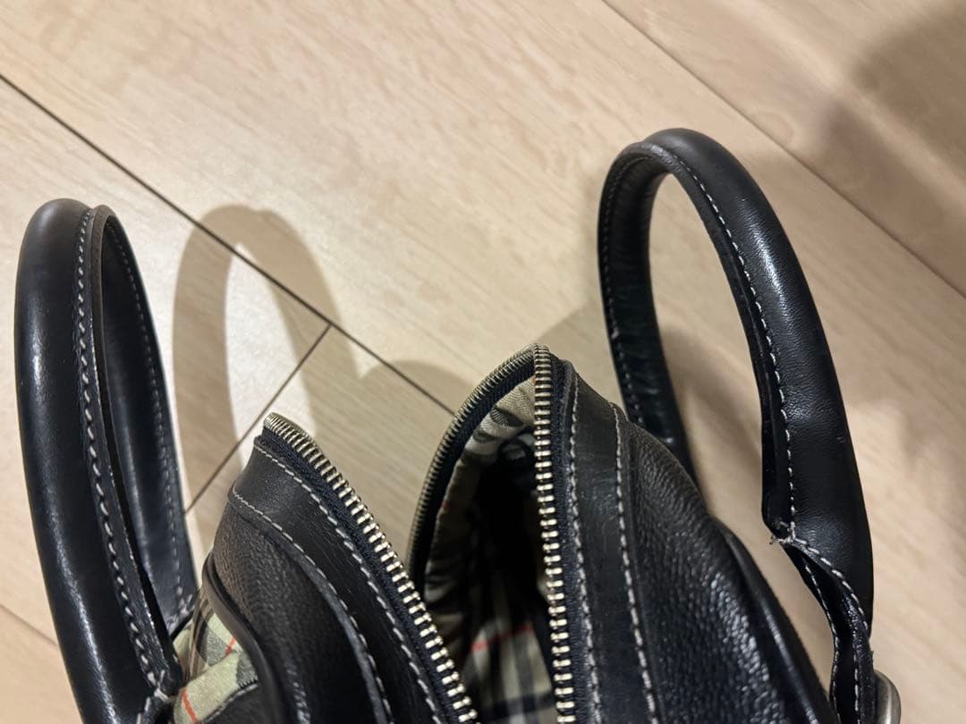 ＢＵＲＢＥＲＲＹ　ゴルフ　シューズケース　ヴィンテージ　黒