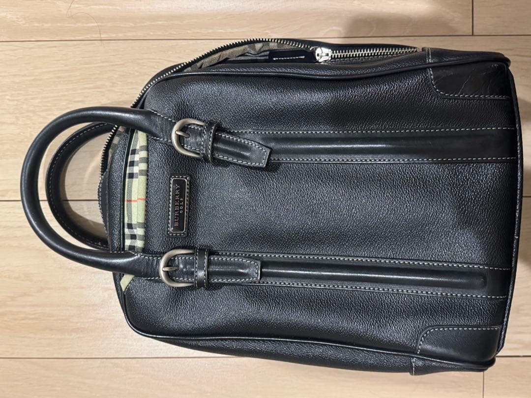 ＢＵＲＢＥＲＲＹ　ゴルフ　シューズケース　ヴィンテージ　黒