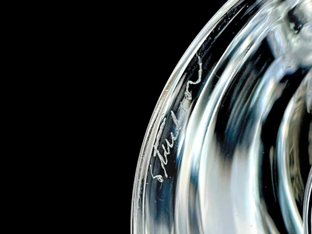 Steuben ステューベン クリスタル花器 29cm 80年代ヴィンテージ