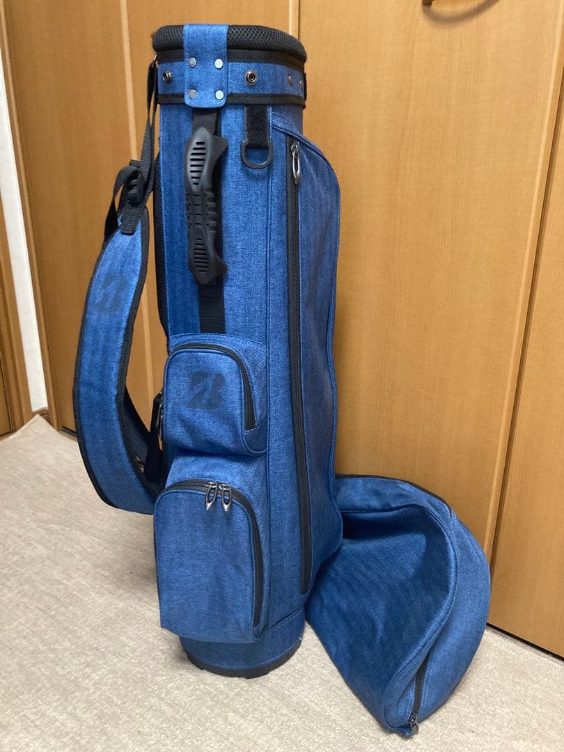 デニム風ゴルフバッグ　ブリヂストン　小型　軽量