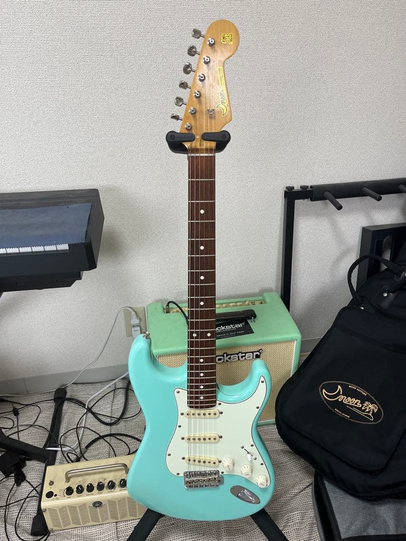 ギター MOON ST-C SFG/T CR Surf Green