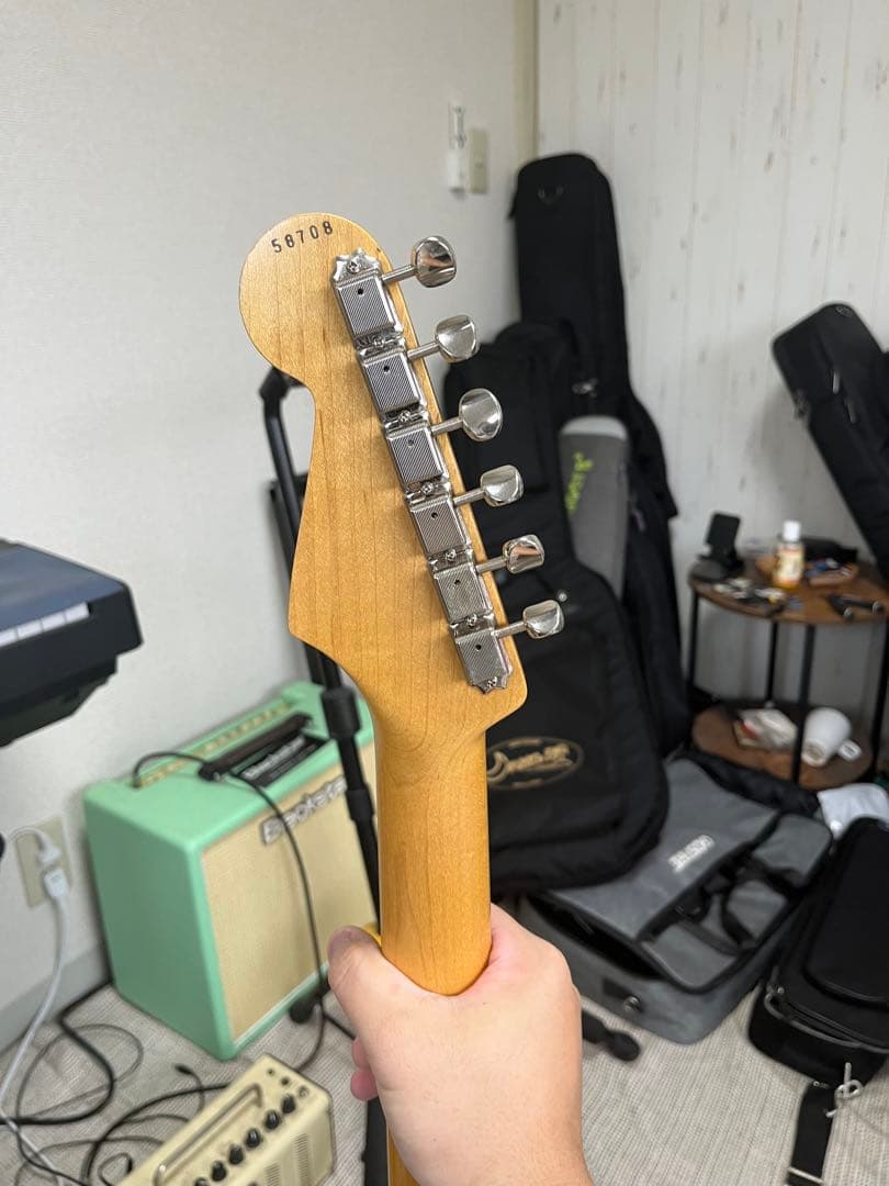 ギター MOON ST-C SFG/T CR Surf Green