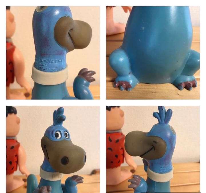 フリントストーン  フレッド/ディノフィギュア3セット