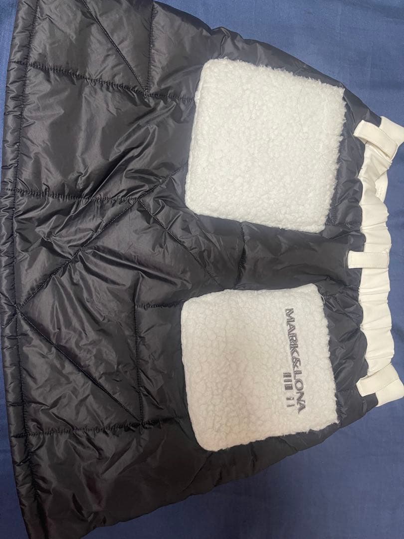 MARK & LONA マークアンドロナ ブラック キルティングスカート M