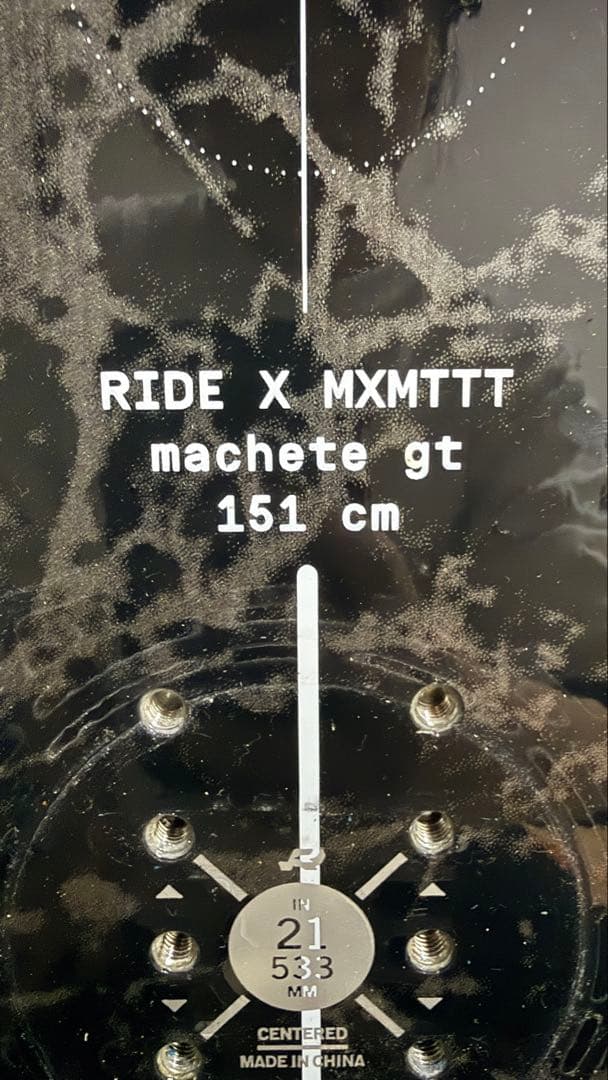 【美品】RIDE Machete GT スノーボード & ケース付き