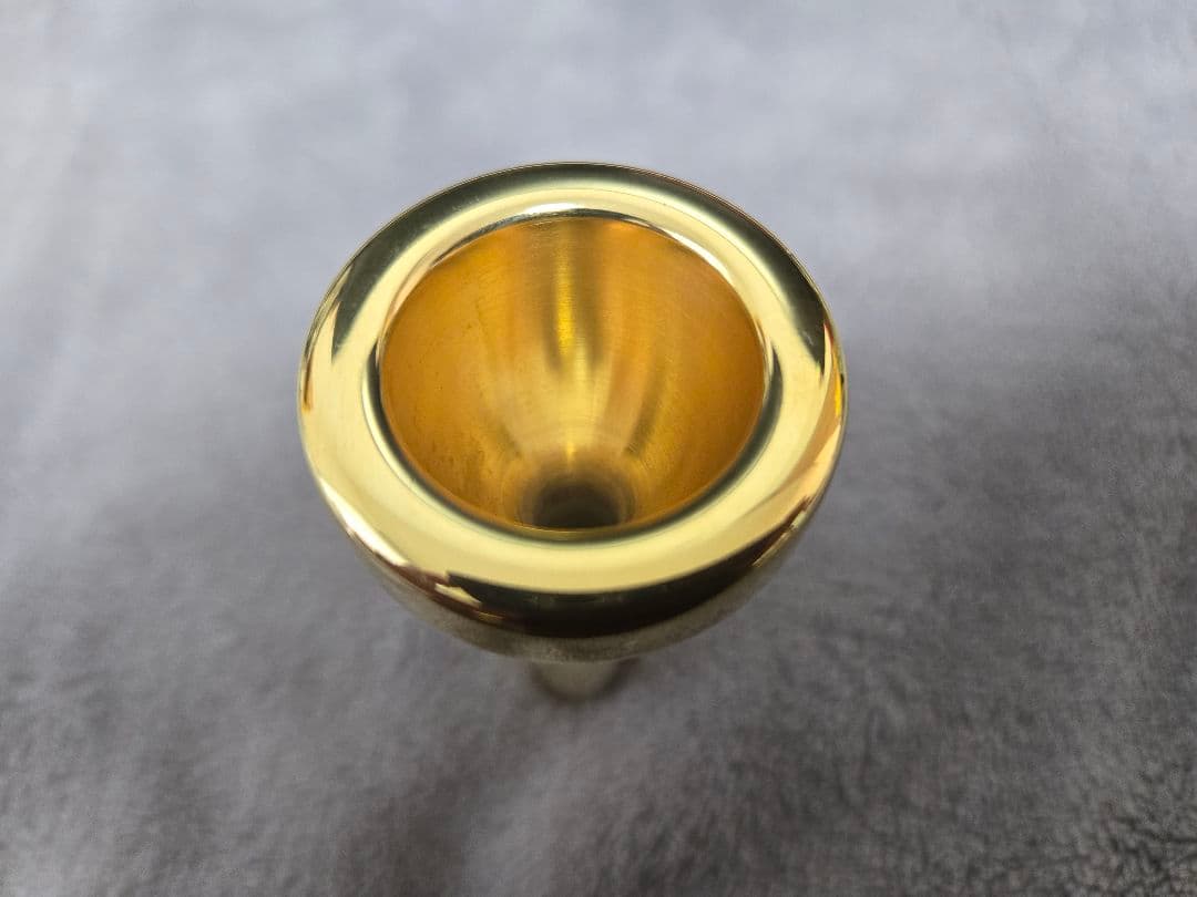 ストーク　JA トロンボーン　マウスピース　太管　金メッキ