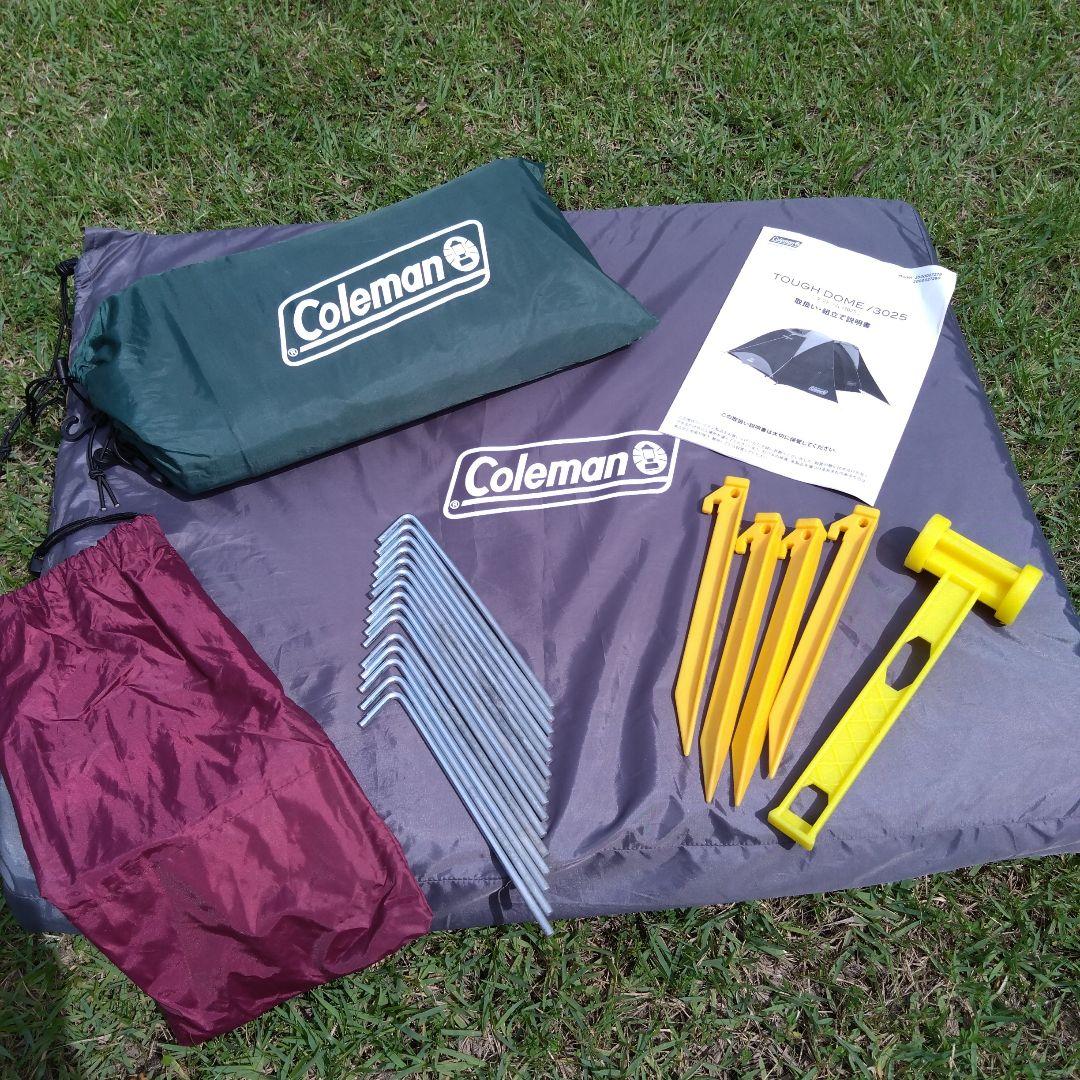 コールマン タフドーム 3025 スタートパッケージ　設営確認済み
