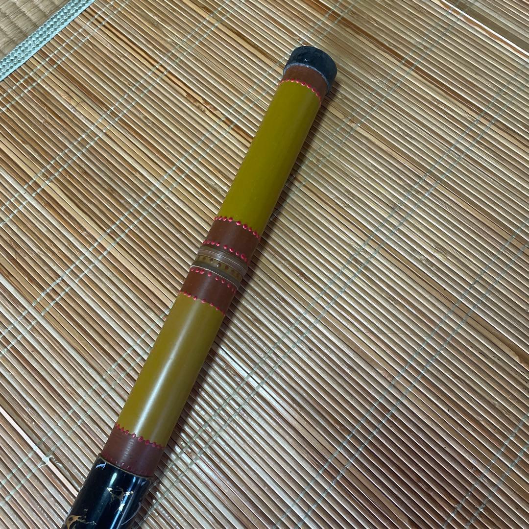 組立式ディジュリドゥ 黒白模様 管楽器