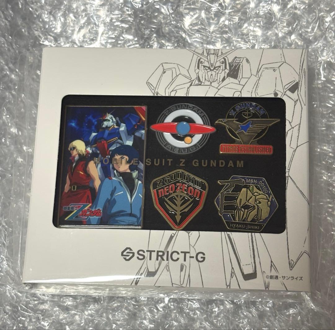 機動戦士Zガンダム　ピンズセット　40周年記念　ピンズ　STRICT-G
