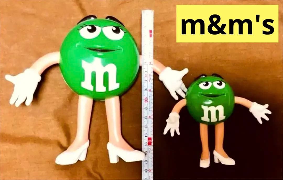 半額SALE❣️希少ヴィンテージm&m's グリーンちゃん2点　フィギュア