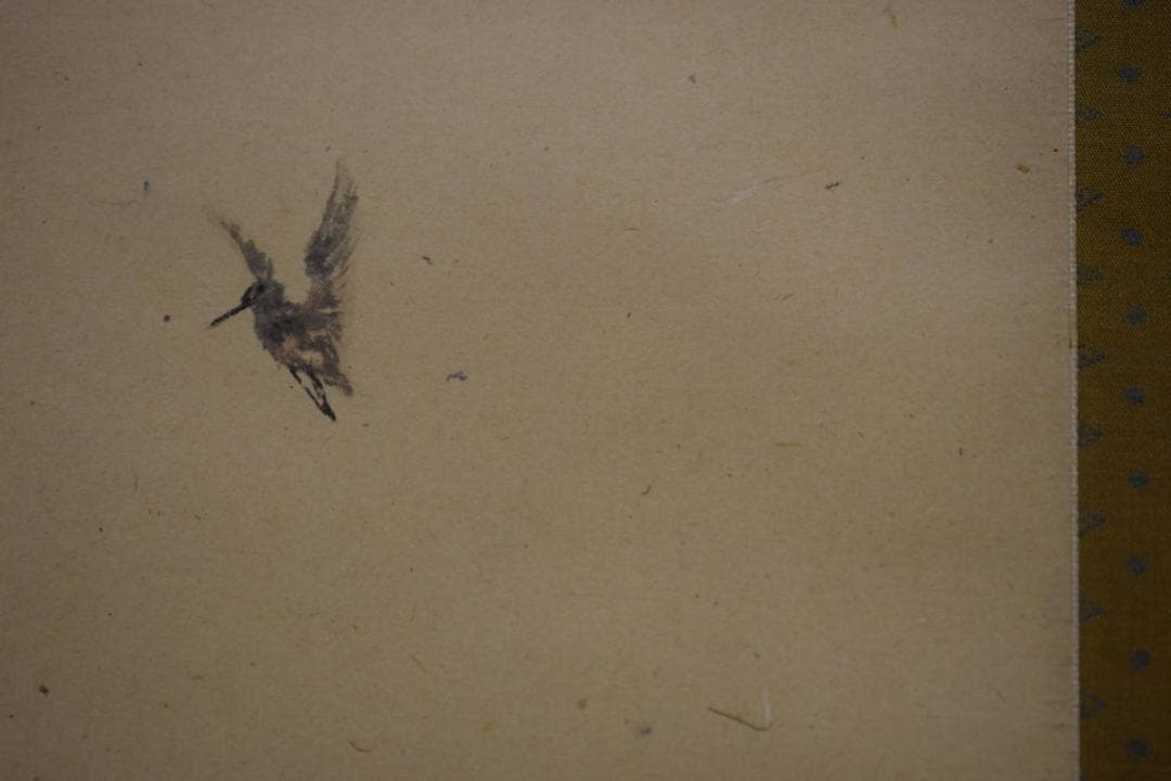 真作/上田萬秋/上田万秋/西行行脚図/布袋屋掛軸HH-837